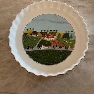 Villeroy & Boch Luxembourg wedding procession Quiche or tart pan 11-3/4”